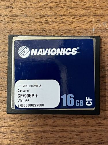 Navionics  cf/905p+ us mid atlantic &amp; canyons 16gb