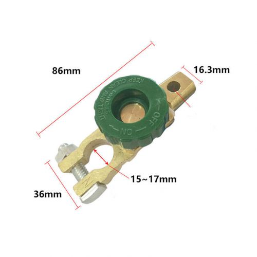 Zinc alloy copper quick battery disconnector car boat battery link terminal