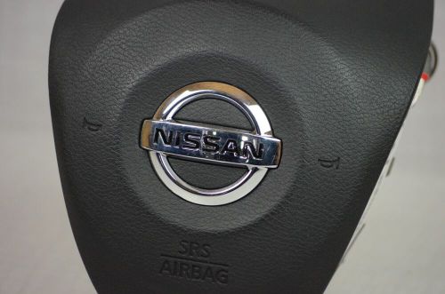 2016-2018 nissan maxima left driver steering wheel airbag black genuine oem