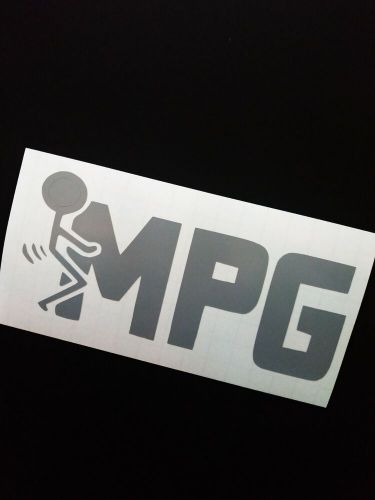 Mpg decal 5.5&#034;x2.5 (gray)