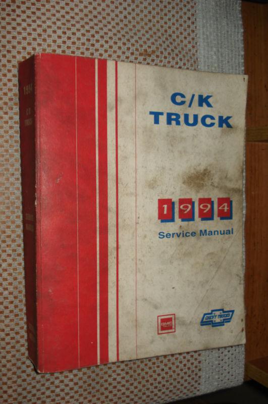 1994 chevy c/k truck shop manual service book original