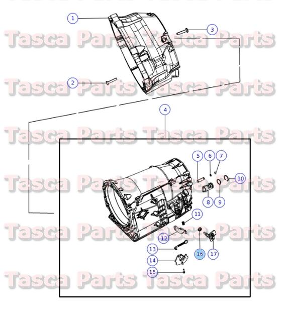 New oem transmission case seal 2005-2014 dodge chryser jeep vehicles #5134933aa