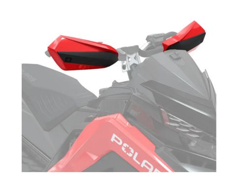 New oem polaris defend handguards - red - 2884616-293