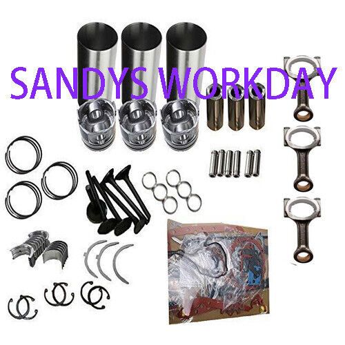 3ld2 overhaul rebuild kit +connecting rod compatible for isuzu engine