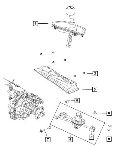 Genuine mopar bushing 68292259aa