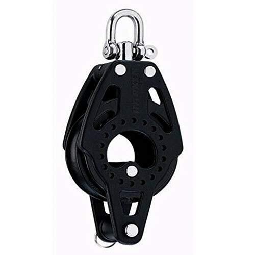 Harken 2637 40mm carbo block single w/swivel &amp; bracket