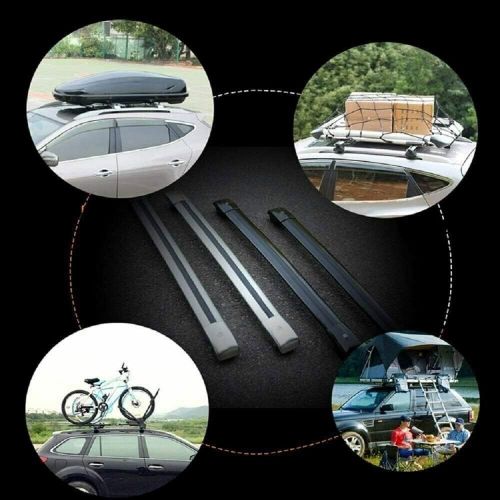 4pcs roof rail rack side rail bar cross bar fit for land cruiser j250 lc250 2024