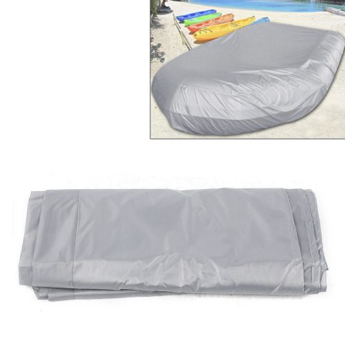 Inflatable boat cover silver grey trailerable rigid inflatable boat tender cover