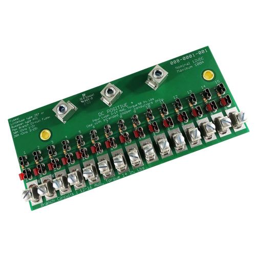 Parallax m036-0001-001 15 position dc fuse board 5300 series