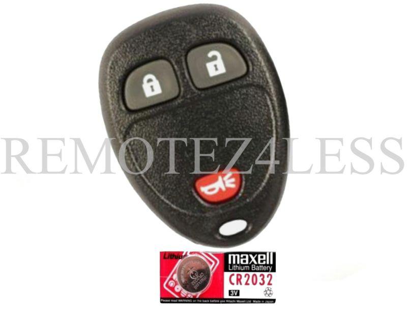 New keyless entry remote key fob clicker transmitter gm 15777636 + extra battery