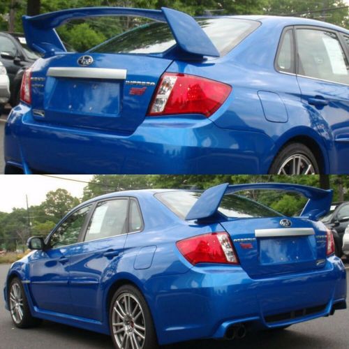 Fits subaru wrx sti 08-14 | aerod rear boot spoiler gvb abs plastic uk seller