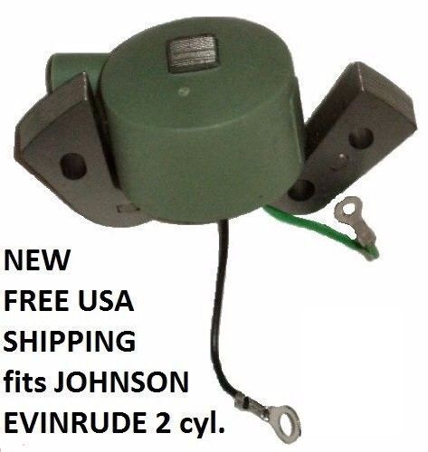 Ignition coil 3hp - 6hp evinrude lightwin johnson seahorse 1950-1976 outboard x2