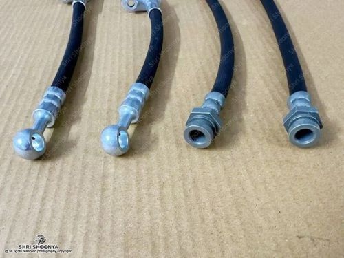 Front &amp; rear drilled brake pipe set for suzuki sx4 sx4 crossover