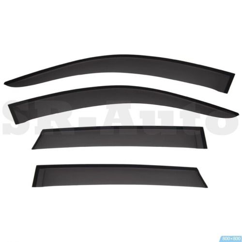 4pc window visor wind deflector rain guard for 2016-2021 mercedes-benz glc coupe