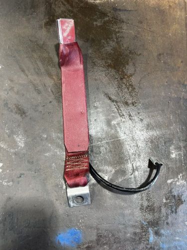 92-96 f150 f250 97 f350 seat belt receiver left/drivers side red