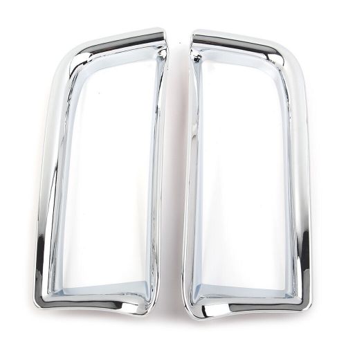 2x rear bumper reflector moulding cover trim chrome for honda cr-v 2015 2016 crv