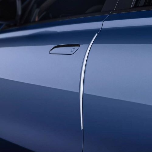 2* car door edge anti-collision protector rear view mirror strip silicone guard