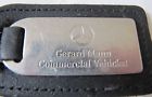 Vintage mercedes gerard mann commercial vehicles metal leather key fob keyring