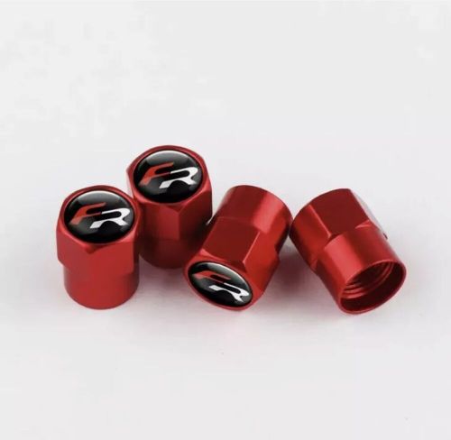 Seat ibiza/leon fr dust caps red x4