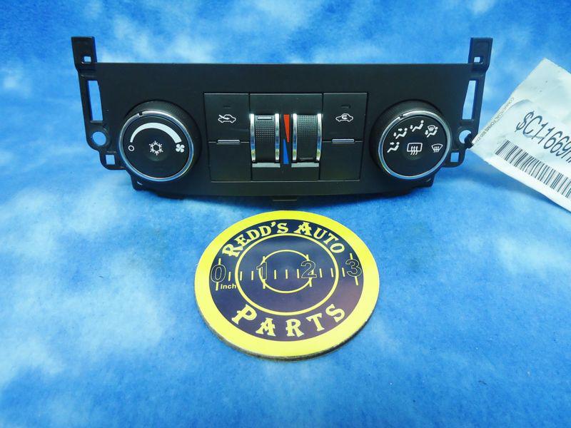 06-10 chevrolet impala dual zone ac heat climate control 15879272 scratched 255r