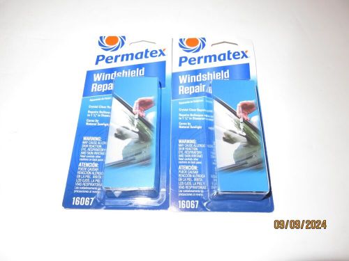 2 pack permatex 16067 bullseye windshield repair kit