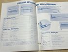 Vintage original mountain marine boat steering attaching kits catalog brochure