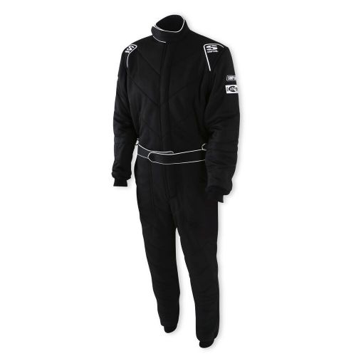 4902451 simpson racing 5g sfi 15 suit black - xl