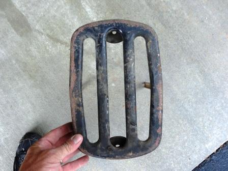 Harley davidson hummer 125-st 165 luggage rack - knucklehead/panhead/flathead