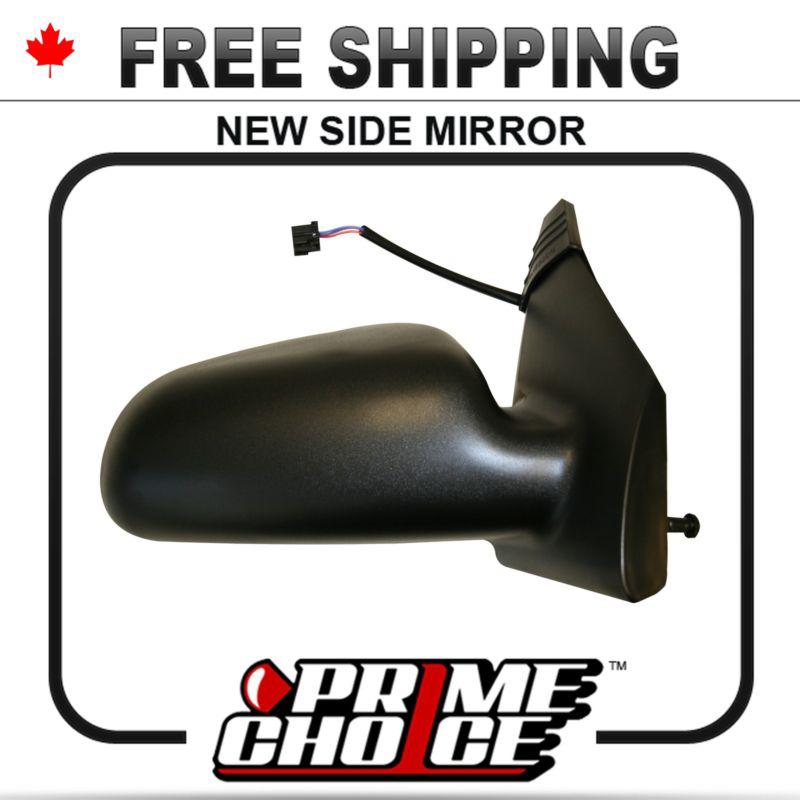 New power non heated passengers side view door mirror