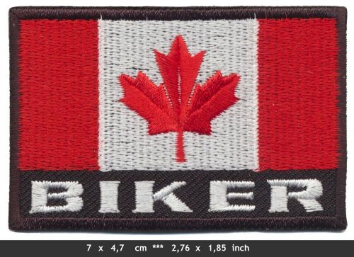 Canada biker flag patch patch motorcycle motocycle chopper usa-