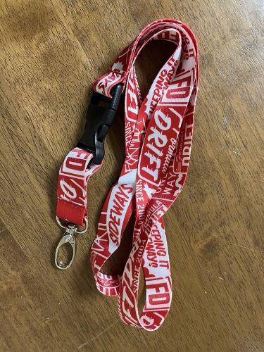 Formula drift new keeping it sideways red lanyard keychain passholder drifting