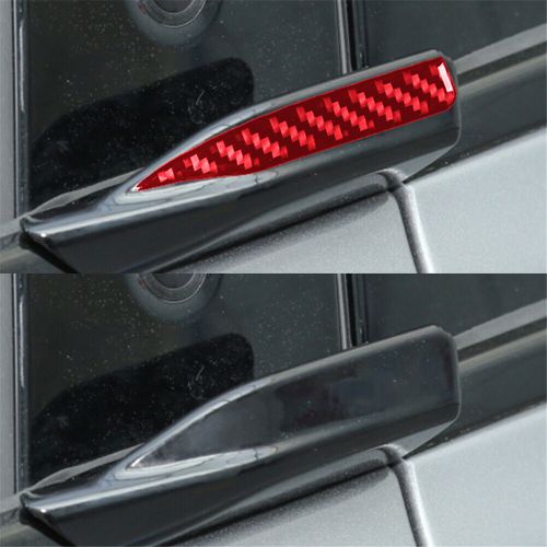 For ford mustang mach-e 2021 2022 carbon fiber exterior door handle cover trim