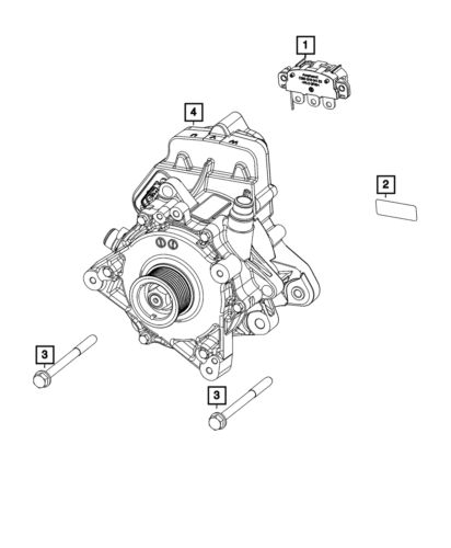 Genuine mopar electric motor 05190309af