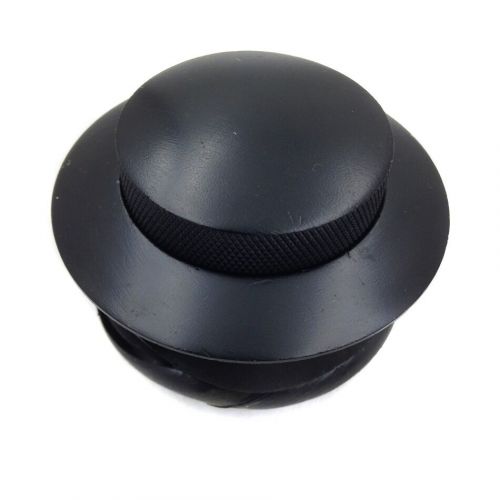 Flush pop up reservoir gas cap vented fuel tank for harley bike black