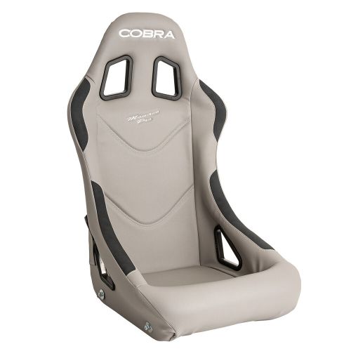 Cobra monaco pro fia approved steel frame seat - grey / vinyl