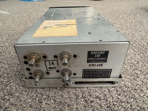 Narco escort 110 nav/comm aviation vintage aircraft avionics