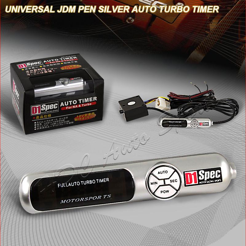 Universal d1 spec silver jdm pen size auto turbo cooldown timer controller