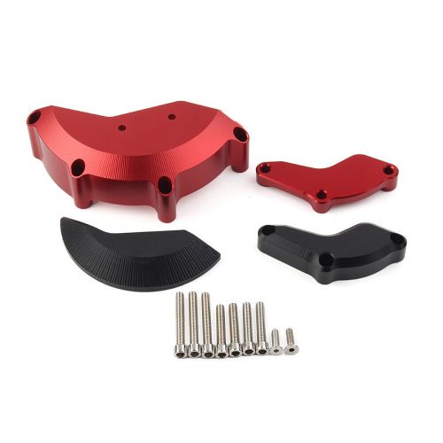 Engine case slider protector cover red for yamaha r6 2008-17 aluminum motorcycle-