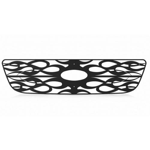 Ford f150 99-03 honeycomb-style black horizontal flame front metal grille trim 