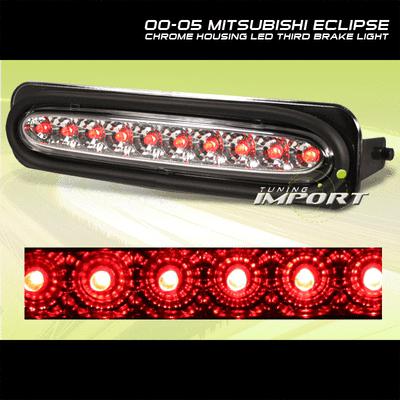 00-05 mitsubishi eclipse gt gts new chrome style led brake light signal lamp