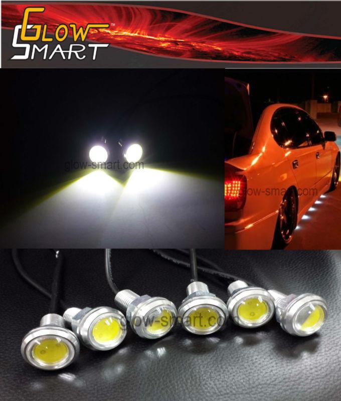 6 x 3w led eagle eye under car body pod drl daytime running driving light white