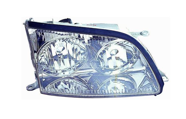 Passenger replacement headlight w/ hid w/o automatic balancers 99-00 lexus ls400