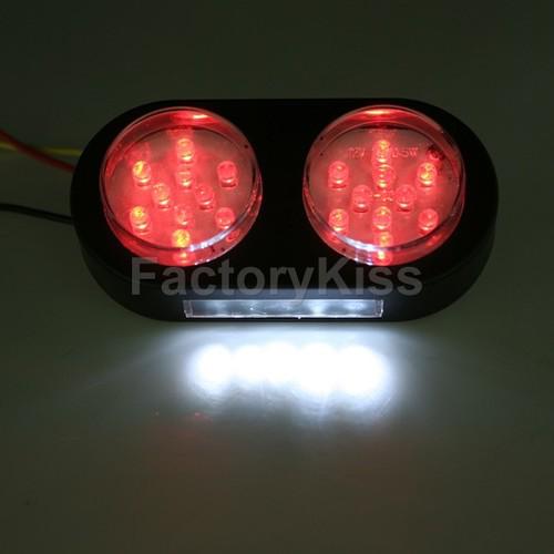 New 20 led universal 3in1 brake tail plate light for quad atv dirt bike