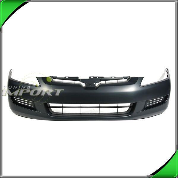 03-05 accord front bumper cover replacement blk plastic non-prime capa certified