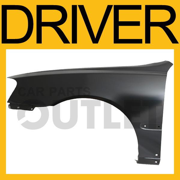 Primed fender for 00-02 hyundai accent l/gl/gs 2/4dr lh