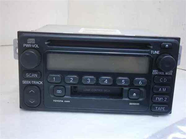 01-02 toyota rav-4 cd cassette radio player oem lkq