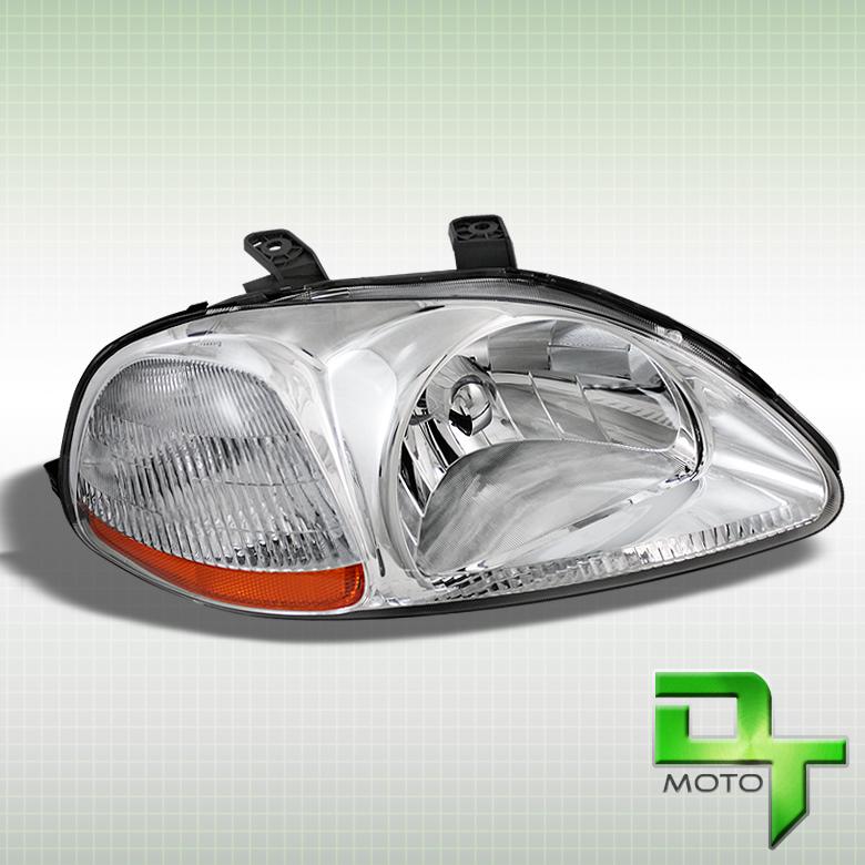 96-98 civic 2/3/4dr direct replacement headlight lamp right (passenger) side