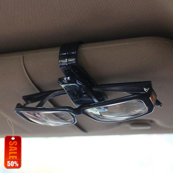 Easy sunglass eyeglass visor car auto plastic clip holder on sun shield aa17