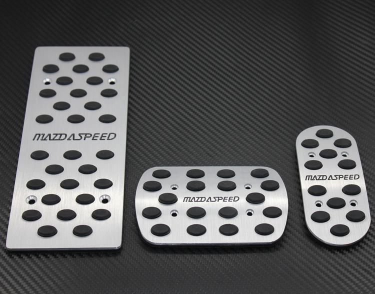 Aluminum sports fuel brake foot rest at pedals pads fit for mazda  6  2013