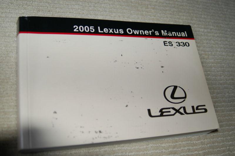 Owner's manual set for 2005 lexus es330 oem